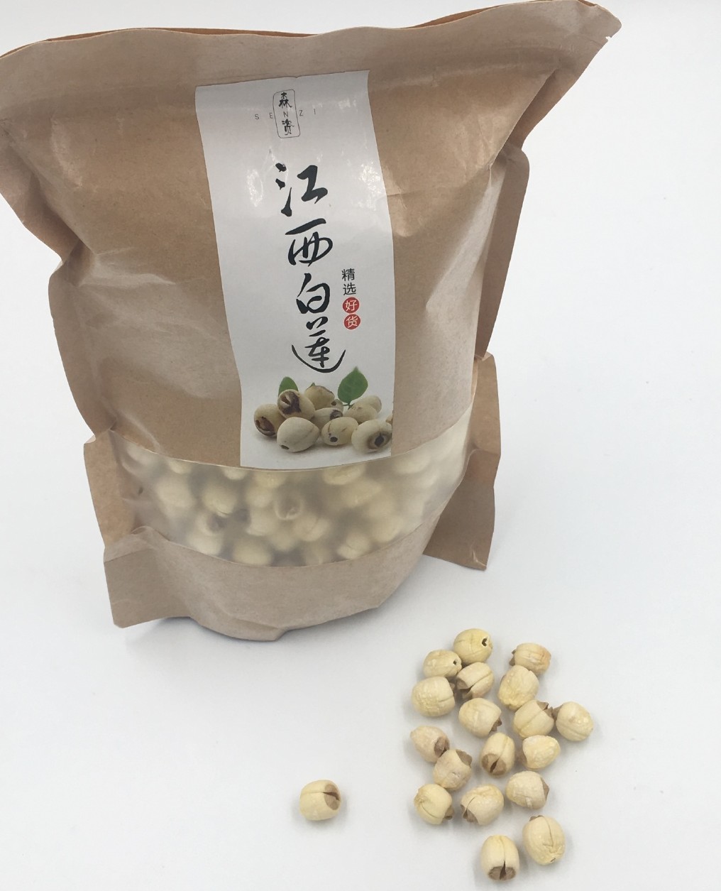 【森资新品 江西白莲】高级滋补食品 又是馈赠亲友的名品 有种植基地200余亩