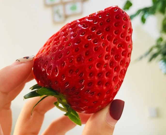 来自丹东的香甜草莓滋味