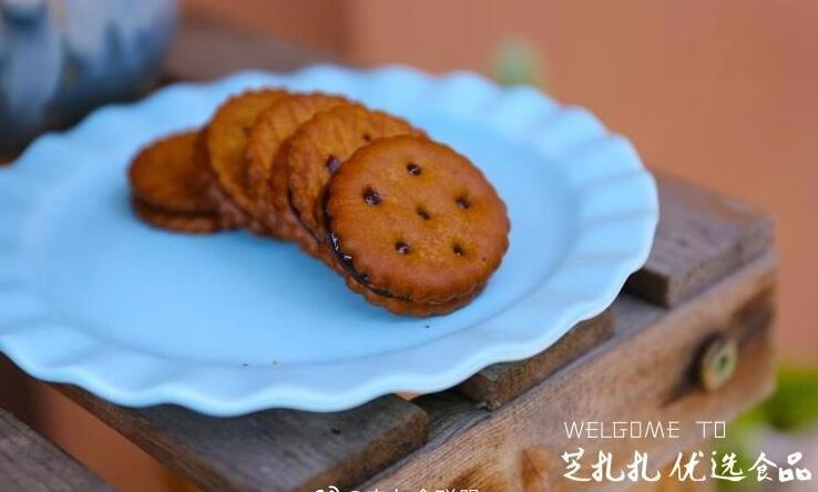 麦芽糖饼干 古法黑糖清甜不腻