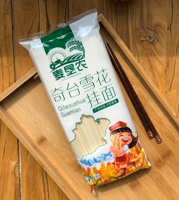 麦垦农 奇台雪花粉无添加挂面