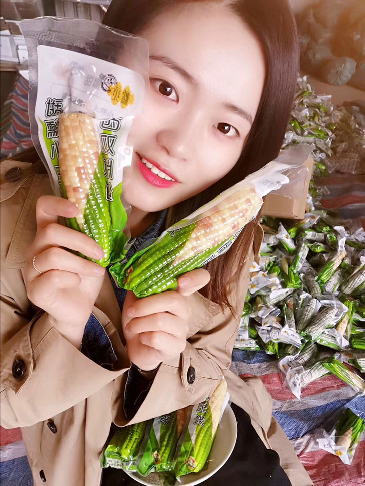 云南西双版纳香糯小玉米