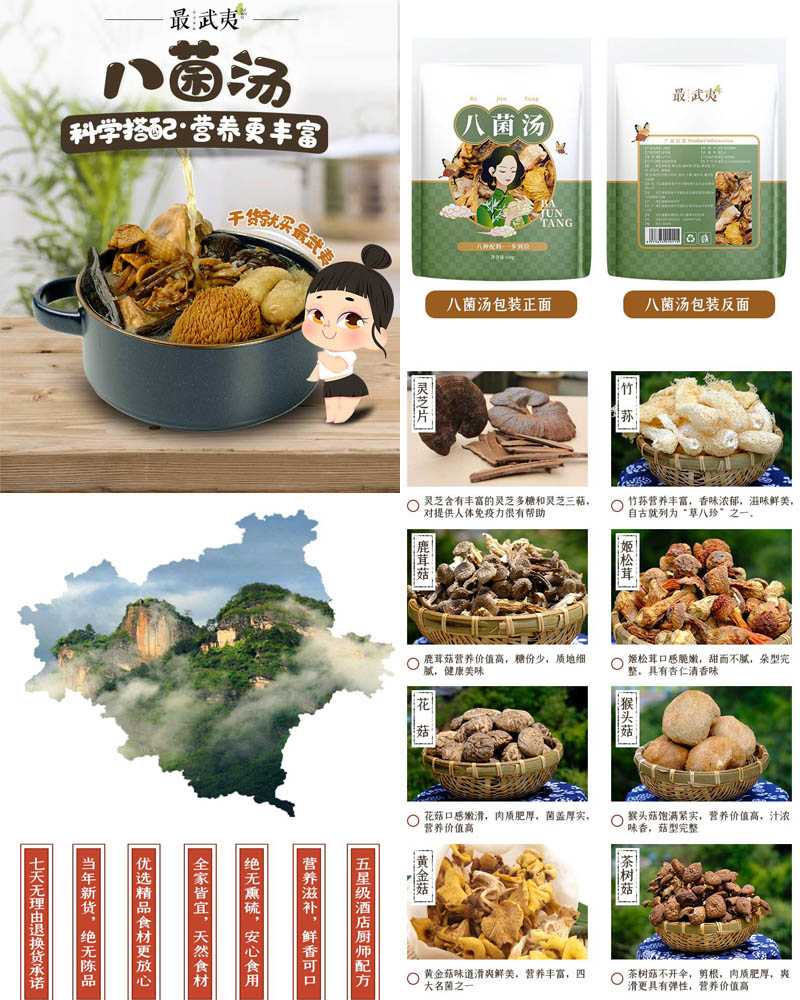 最武夷八菌汤