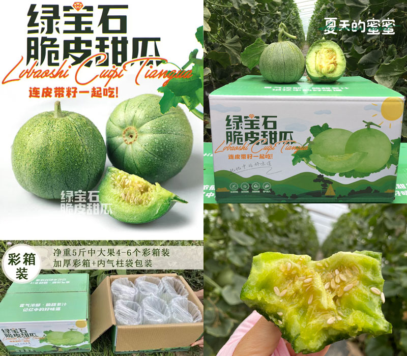 绿宝石脆皮甜瓜20220517