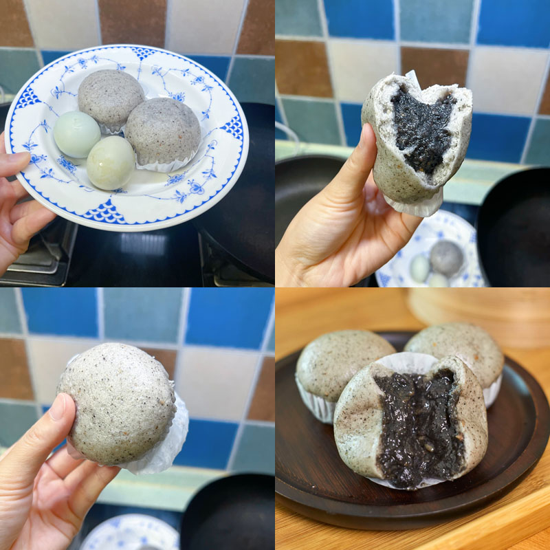 爆浆黑芝麻包20230710