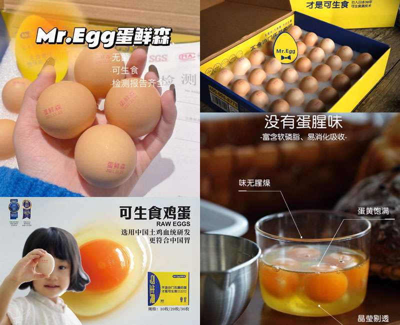 蛋鲜森可生食鸡蛋20230903