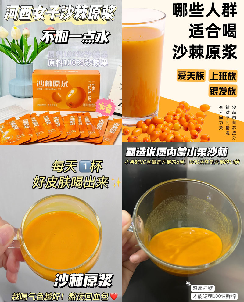 河西女子沙棘原浆20231104